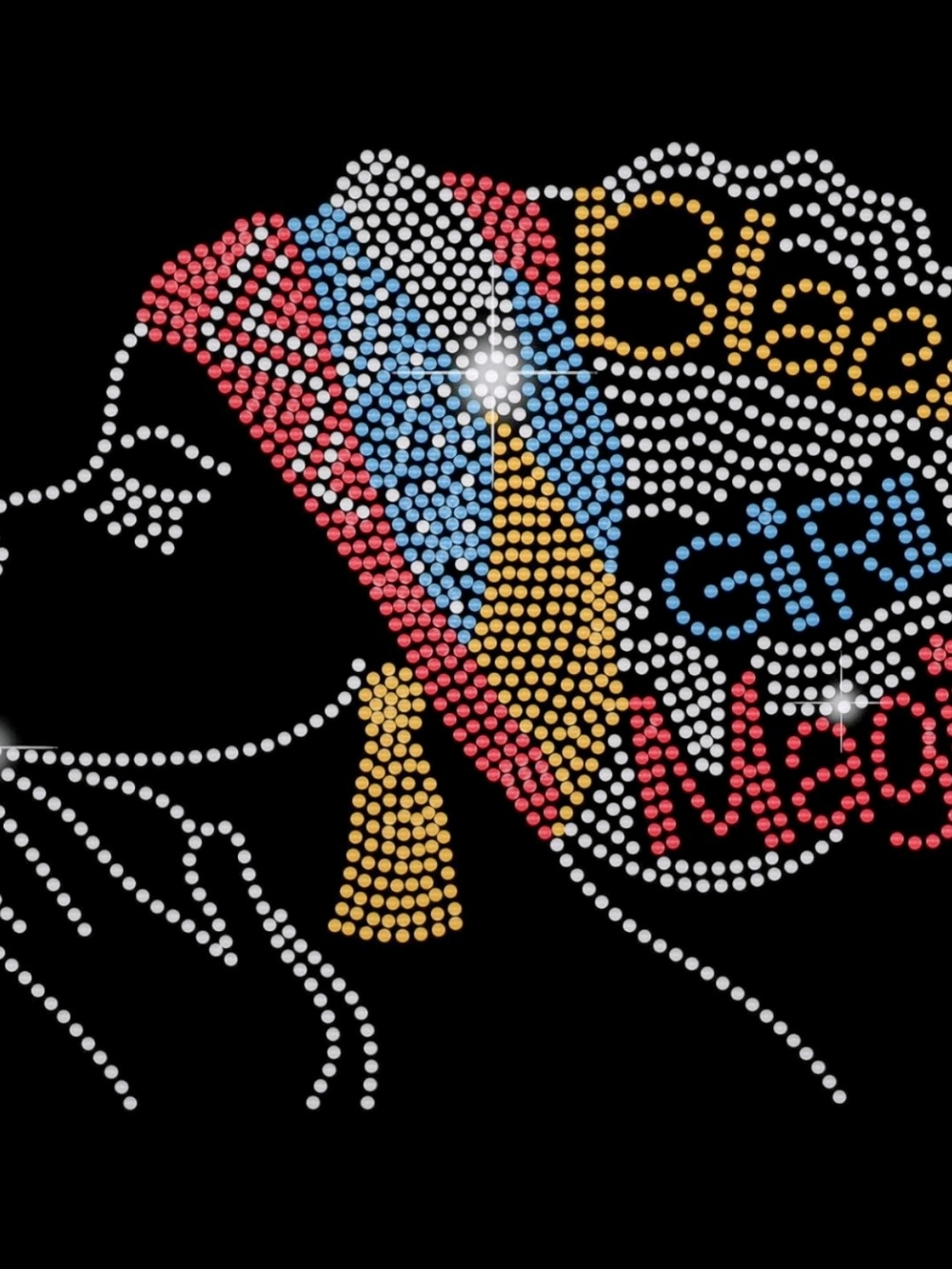 Rhinestone 'Black Girl Magic' T-shirt Bundle With Pen And Matching Keychain